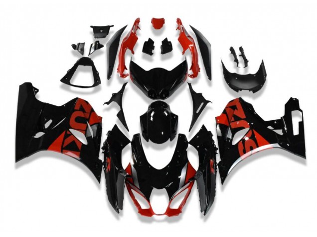 2017-2019 Black Red Suzuki GSXR 1000 Motorcycle Fairings Canada