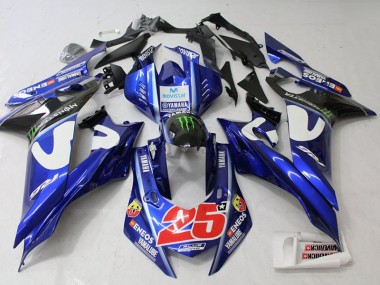2017-2019 Movistar Yamaha YZF R6 Motorcycle Fairings Canada