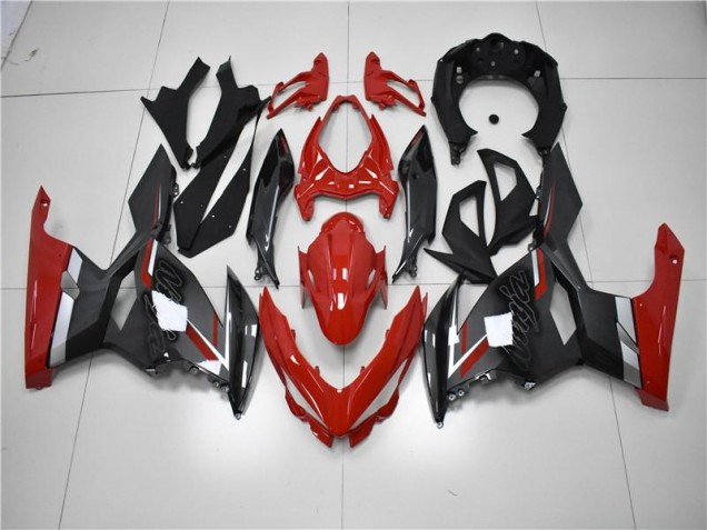 2018-2020 Red Black Kawasaki Ninja EX400 Motorcycle Fairings Canada 2018-2020 Red Black Kawasaki Ninja EX400 Motorcycle Fairings Canada